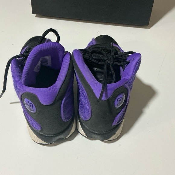 Jordan Kids Shoes Black and Purple - Picture 3 of 11